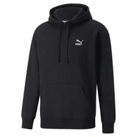 Bluzy sportowe damskie - Bluza z kapturem Puma Classics Small Logo FL - miniaturka - grafika 1