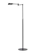 Lampy stojące - Lucide NUVOLA Czarna LED DIM 9W ściemnialna 3000K Lampka podłogowa stojąca regulowana 19765/09/30 - miniaturka - grafika 1