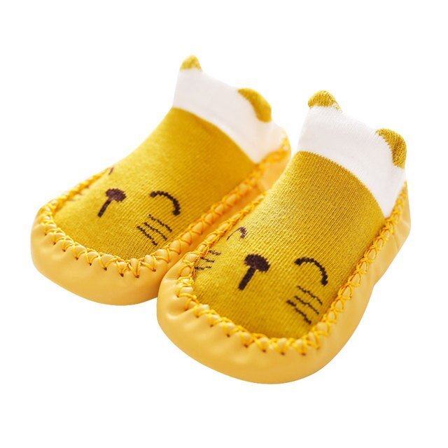 Miękkie Buciki Do Żłobka Przedszkola Kapcie Dziecięce Z Podeszwą Antypoślizgową Skarpetki Buty Niechodki 14Cm 12-18Mcy Eu 20/21