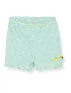 Spodenki damskie - loud + proud Dziewczęce szorty z bawełny organicznej w paski, zielony (Mint Mint), 62/68 cm - miniaturka - grafika 1
