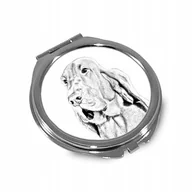 Lusterka do makijażu - Pies św. Huberta Lusterko kieszonkowe składane - miniaturka - grafika 1