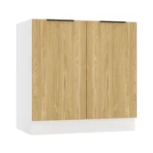 Szafki kuchenne - Dolna szafka kuchenna 80 cm dąb olejowany Z6-E02 - miniaturka - grafika 1