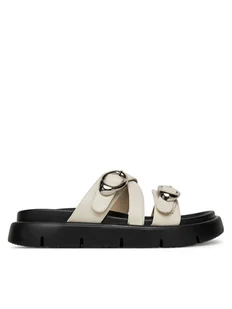 Badura Klapki CHAMOMILE-7Y002 Beżowy - Klapki i japonki damskie - miniaturka - grafika 1