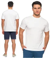 Koszulki męskie - T-Shirt Koszulka Klasyczna Męska Bawełniana Krótki Rękaw Biała MORAJ 2XL - miniaturka - grafika 1