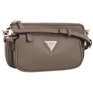 Torebki damskie - Torebka Listonoszka Noelle Dbl Pouch Crossbody HWZG78 79710 Dark Taupe (GU515-f) Guess - miniaturka - grafika 1