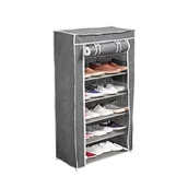 Szafki na buty - Szafka na buty LCSZ-01 szara - miniaturka - grafika 1