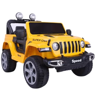 Pojazd Na Akumulator FT-938 Żółty Lakierowany 4x4 LEAN CARS - Pojazdy elektryczne dla dzieci - miniaturka - grafika 1