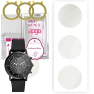 Akcesoria do smartwatchy - 3x Folia hydrożelowa MATOWA do Fossil Hybrid HR Collider FTW7010 - apgo Smartwatch Hydrogel MATTE Protection Ochrona na ekran smartwatcha - miniaturka - grafika 1