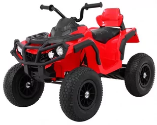 RAMIZ Pojazd Quad ATV Pompowane Koła Czerwony PA.BDM0906.AIR.CR - Pojazdy elektryczne dla dzieci - miniaturka - grafika 2
