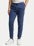 Spodnie sportowe męskie - Polo Ralph Lauren Spodnie dresowe 710881518021 Niebieski Regular Fit - miniaturka - grafika 1