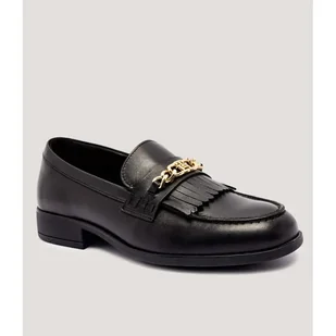 Tommy Hilfiger Skórzane loafersy - Półbuty damskie - miniaturka - grafika 1