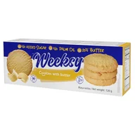 Ciastka - KRUCHE Ciasteczka MAŚLANE 120g WEEKSY - miniaturka - grafika 1