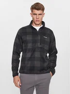 Odzież trekkingowa męska - Columbia Polar Sweater Weather™ II Printed Half Zip Czarny Regular Fit - miniaturka - grafika 1