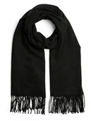 Apaszki i szaliki damskie - Pieces Szal w kolorze czarnym - miniaturka - grafika 1