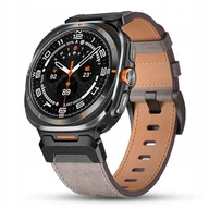 Akcesoria do smartwatchy - SKÓRZANY PASEK DO SAMSUNG Galaxy Watch Ultra 47mm LTE BRANSOLETA SKÓRA - miniaturka - grafika 1