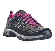 Buty trekkingowe damskie - Black Crevice Damskie buty trekkingowe, niskie cięcie, wodoodporne buty trekkingowe, wysokiej jakości sportowe buty outdoorowe, wyściełane buty trekkingowe z doskonałą amortyzacją, Szary Fuxia, 37 EU - miniaturka - grafika 1