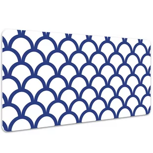 Mata ochronna na biurko Wzór rybia łuska 100x50 cm, Dywanomat - Podkładki na biurko - miniaturka - grafika 1