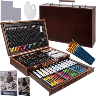 Zestaw do Malowania Artystyczny dla Dzieci Plastyczny Kredki Farby Walizka - Przybory szkolne Zestaw do Malowania Artystyczny dla Dzieci Plastyczny Kredki Farby Walizka - Przybory szkolne - miniaturka - grafika 1