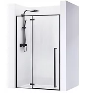 Ścianki i drzwi prysznicowe - Rea Drzwi prysznicowe szerokość 110 cm czarne profile Fargo UZYSKAJ 5 % RABATU NA ZAKUP K6325 - miniaturka - grafika 1