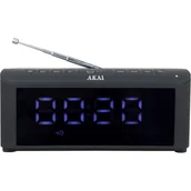 Radia - Akai ACRB-1000 radio Zegar Cyfrowy Czarny - miniaturka - grafika 1
