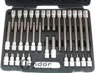 Klucze i nasadki - Condor Werkzeug Nasadki Torx T20-T 70, 32 szt. C.5082 - miniaturka - grafika 1