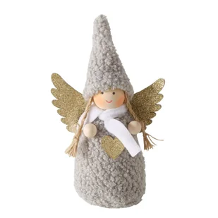 Figurka AMIA aniołek w miękkim ubranku, wys. 16 cm - Ozdoby bożonarodzeniowe - miniaturka - grafika 1
