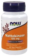 Witaminy i minerały - ﻿NOW Foods - Nattokinaza, 100mg, 60 vkaps - miniaturka - grafika 1