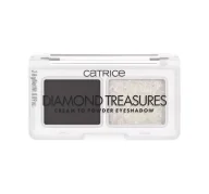 Cienie do powiek - Catrice Diamond Treasures mini paletka cieni do powiek 030 Smokey Diamond 2,8 g - miniaturka - grafika 1