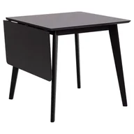 Stoły - Actona Stół Obiadowy Składany Wax 76X120X80 Czarny - miniaturka - grafika 1
