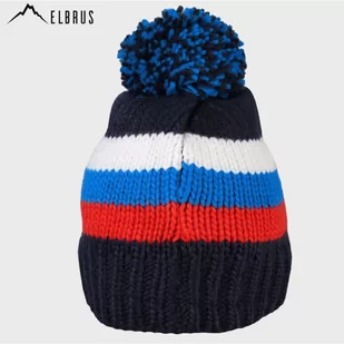 Czapka Elbrus Temo 92800438475 (kolor Granatowy. Wielokolorowy, rozmiar ONE SIZE) - Czapki damskie - miniaturka - grafika 3