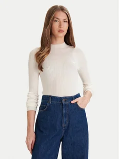 Lacoste Sweter AF4189 Écru Slim Fit - Swetry damskie - miniaturka - grafika 1