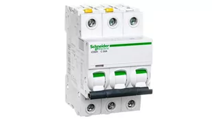 Schneider Electric Wyłącznik nadprądowy iC60H 3P C50 10KA A9F07350 - Bezpieczniki elektryczne - miniaturka - grafika 1