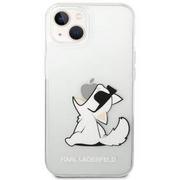 Etui i futerały do telefonów - Etui Karl Lagerfeld Choupette Eat na Apple iPhone 14 Plus (KLHCP14MCFNRC) przezroczysty - miniaturka - grafika 1