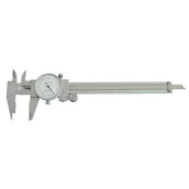 Suwmiarki i mikrometry - MEGA suwmiarka ZEGAROWA DŁUGOŚĆ 150 mm 20512 - miniaturka - grafika 1