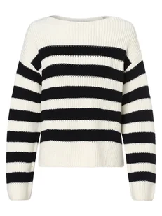 Marc O'Polo Sweter damski Kobiety Bawełna biały|niebieski w paski, M - Swetry damskie - miniaturka - grafika 1