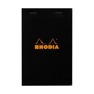 Blok Rhodia N°14 11x17 cm, kratka, czarny - Notesy i bloczki - miniaturka - grafika 1