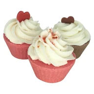 Pozostałe akcesoria do kąpieli i SPA - Green Garden Kula do kąpieli MUFFINKA ZESTAW 3 SZTUKI - miniaturka - grafika 1