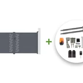 Bramy garażowe - Elektryczna CASANOOV BRAMA skrzydłowa ARLBERG 350B160 szara + napęd TANKER B250 - miniaturka - grafika 1