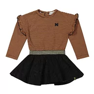 Sukienki - Koko Noko Sukienka dziewczęca, Rusty Brown + Black, 4 Lata - miniaturka - grafika 1