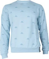 Bluzy męskie - Kappa Bluza męska Kappa Iver niebieska 309038 16-4013 XL - miniaturka - grafika 1