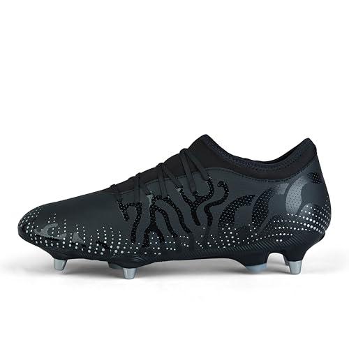 Canterbury Unisex Speed Infinite Team kozaki, czarny/srebrny metaliczny, 38 EU, Black Silver Metallic, 38 EU