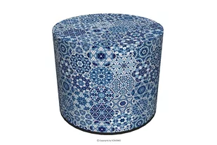 Pufa do pokoju wzory mandala RASIL - Pufy i podnóżki - miniaturka - grafika 1