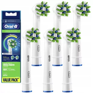 Oral-B CrossAction, Końcówki wymienne do szczoteczek do zębów, opakowanie, 6 szt. - Końcówki do szczoteczek elektrycznych - miniaturka - grafika 1