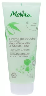 Żel pod prysznic Melvita Shower Cream Almond Tree Flower &amp; Lime Tree Honey 200 ml (3284410038144) - Kosmetyki do kąpieli - miniaturka - grafika 1