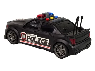 Auto Sportowe Policja 1:16 Czarny Dźwięk - Samochody i pojazdy dla dzieci - miniaturka - grafika 3
