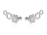 Kolczyki - Kolczyki typu nausznica - Kwiatuszki - miniaturka - grafika 1