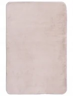 Dywaniki łazienkowe - DYWANIK ŁAZIENKOWY BEŻOWY MIĘKKI MIŁY W DOTYKU PLUSZOWY MOŻNA PRAĆ W PRALCE 50x80CM - miniaturka - grafika 1