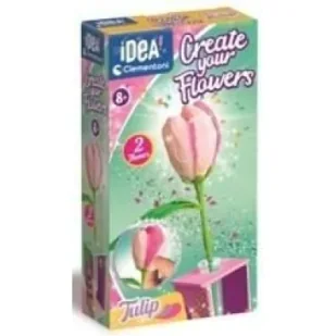Mini Fabryka Kwiatów - Tulipan Clementoni - Zabawki kreatywne - miniaturka - grafika 1