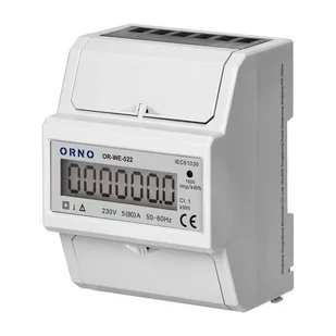 Licznik energii elektrycznej 1-fazowy Orno OR-WE-522 Orno - Liczniki energii elektrycznej - miniaturka - grafika 1