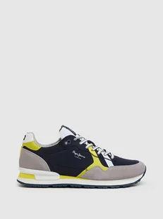 Pepe Jeans FOOTWEAR Sneakersy w kolorze granatowo-szarym - Trampki męskie - miniaturka - grafika 1